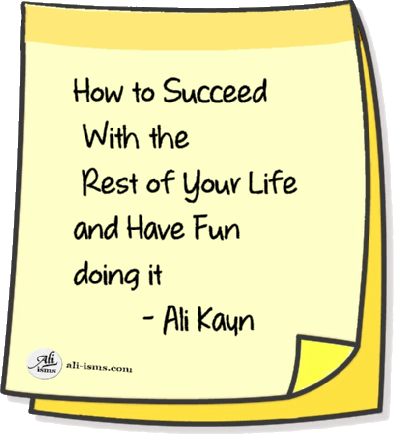 How to Succeed in Life and Have Fun Doing It